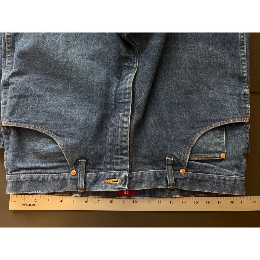 Wrangler 31MWZDN Cowboy Cut Jeans 38x34 Rigid Indigo Blue 100% Cotton - Picture 6 of 9